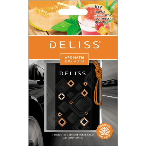 Deliss саше д/автомобиля ароматическое подвесное joy                                               